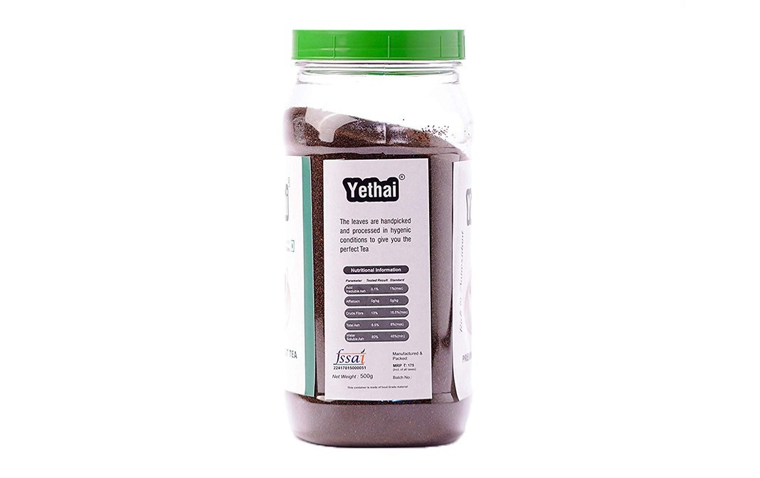 Yethai Premium Dust Tea    Plastic Jar  500 grams